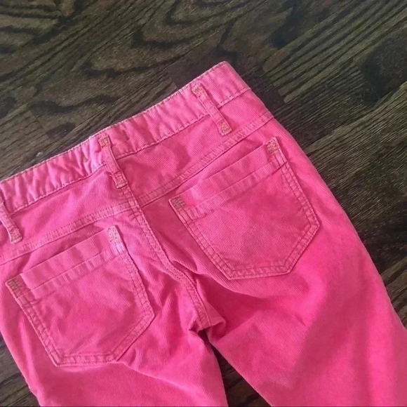 Free People Hot Pink Corduroy Stretch Skinny Pants - Picture 15 of 16